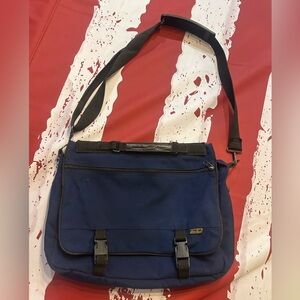Eddie Bauer Dark Blue Messenger Bag